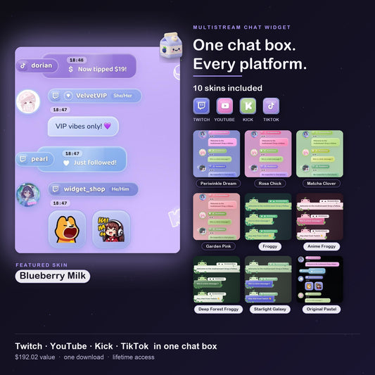 Multistream Chat Widget Pack hero image