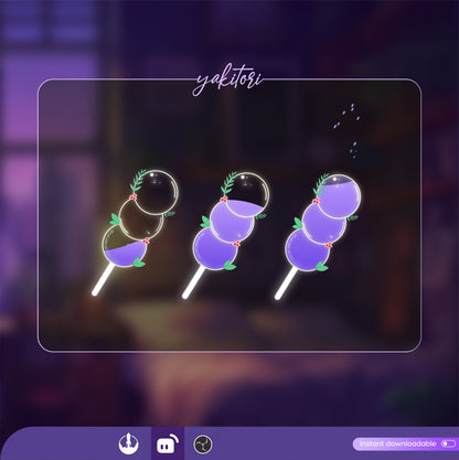 Yakitori Skewered Liquid Filling Goal Widget is fully customisable for Twitch Streamlabs, TikTok Studio, and Streamelements.