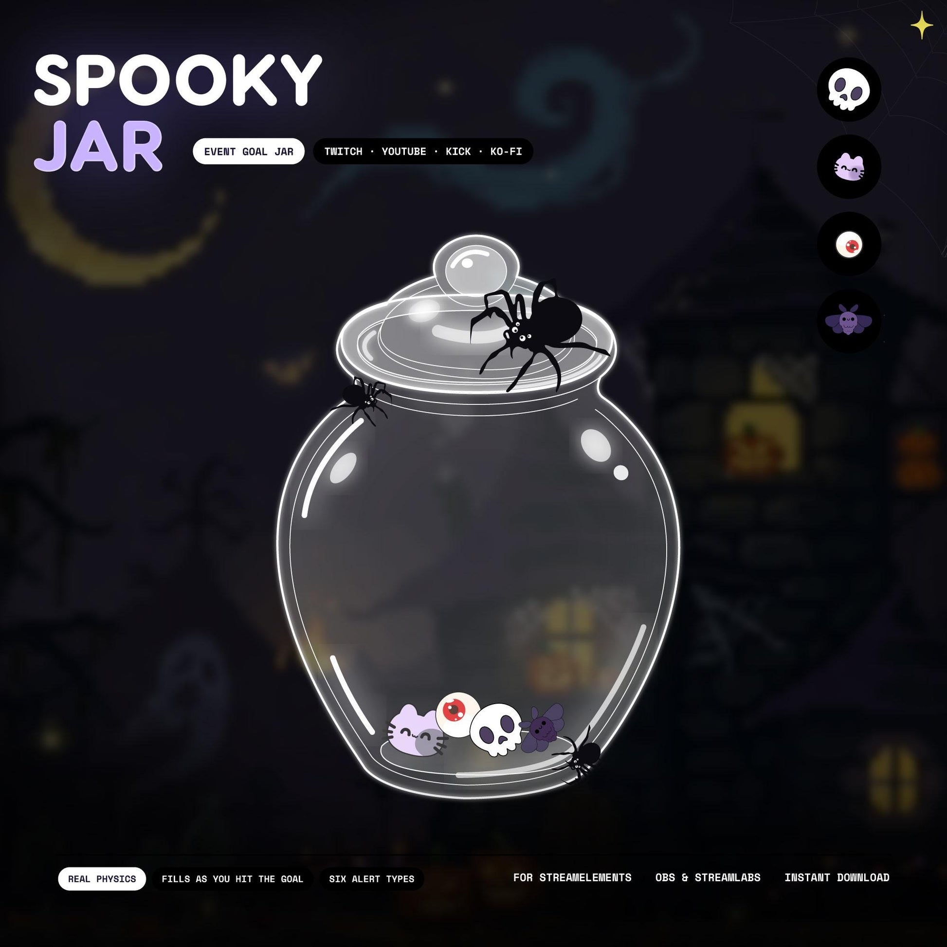 Spooky Jar Goal Widget