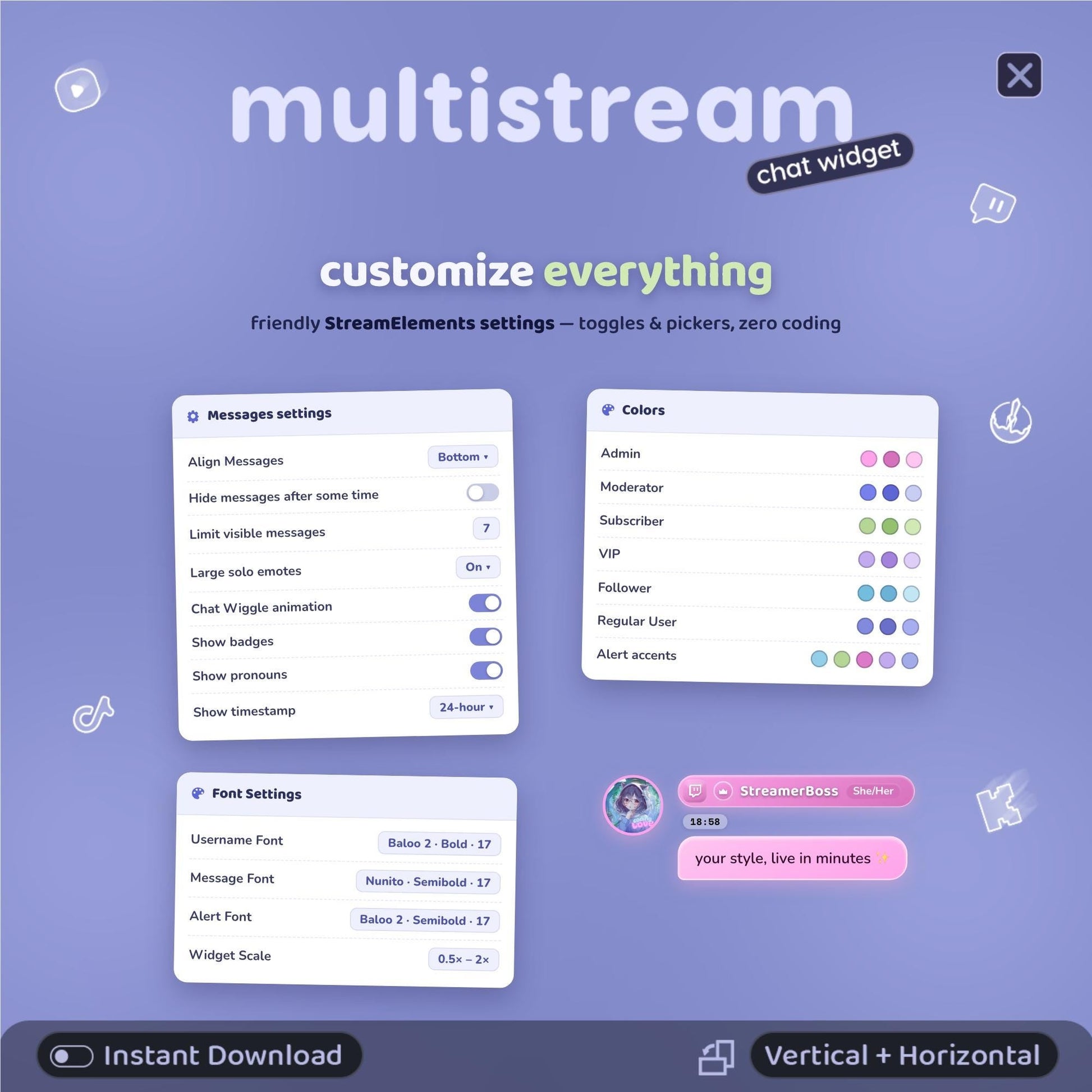 Customize everything