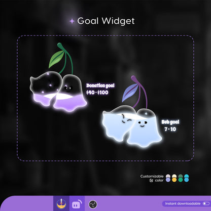 Twin Ghost Liquid Filling Goal Widget is fully customisable for Twitch Streamlabs, TikTok Studio, and Streamelements