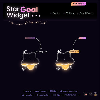 Animated Star Goal Widget