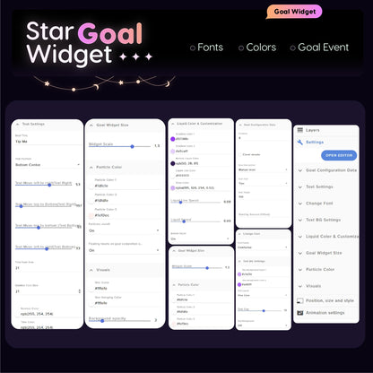 Animated Star Goal Widget