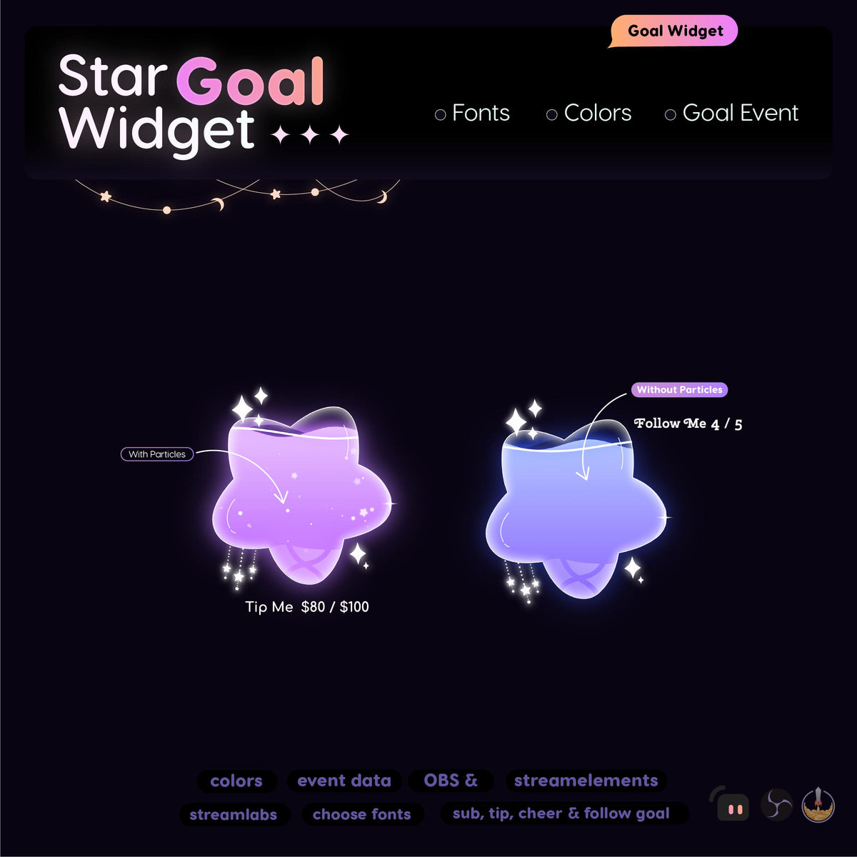 Animated Star Goal Widget