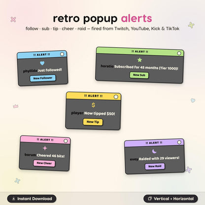 Y2K Sticker Chat Widget